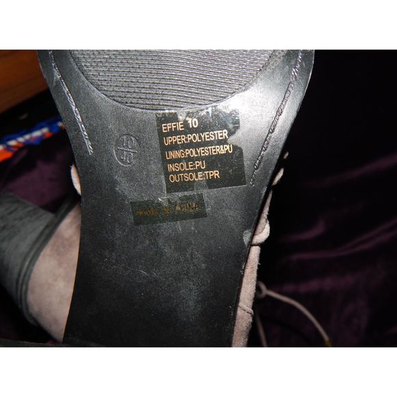 New with Tags Size 10 Women's TG Tan Faux Suede Ankle Boots - Picture 6 of 6